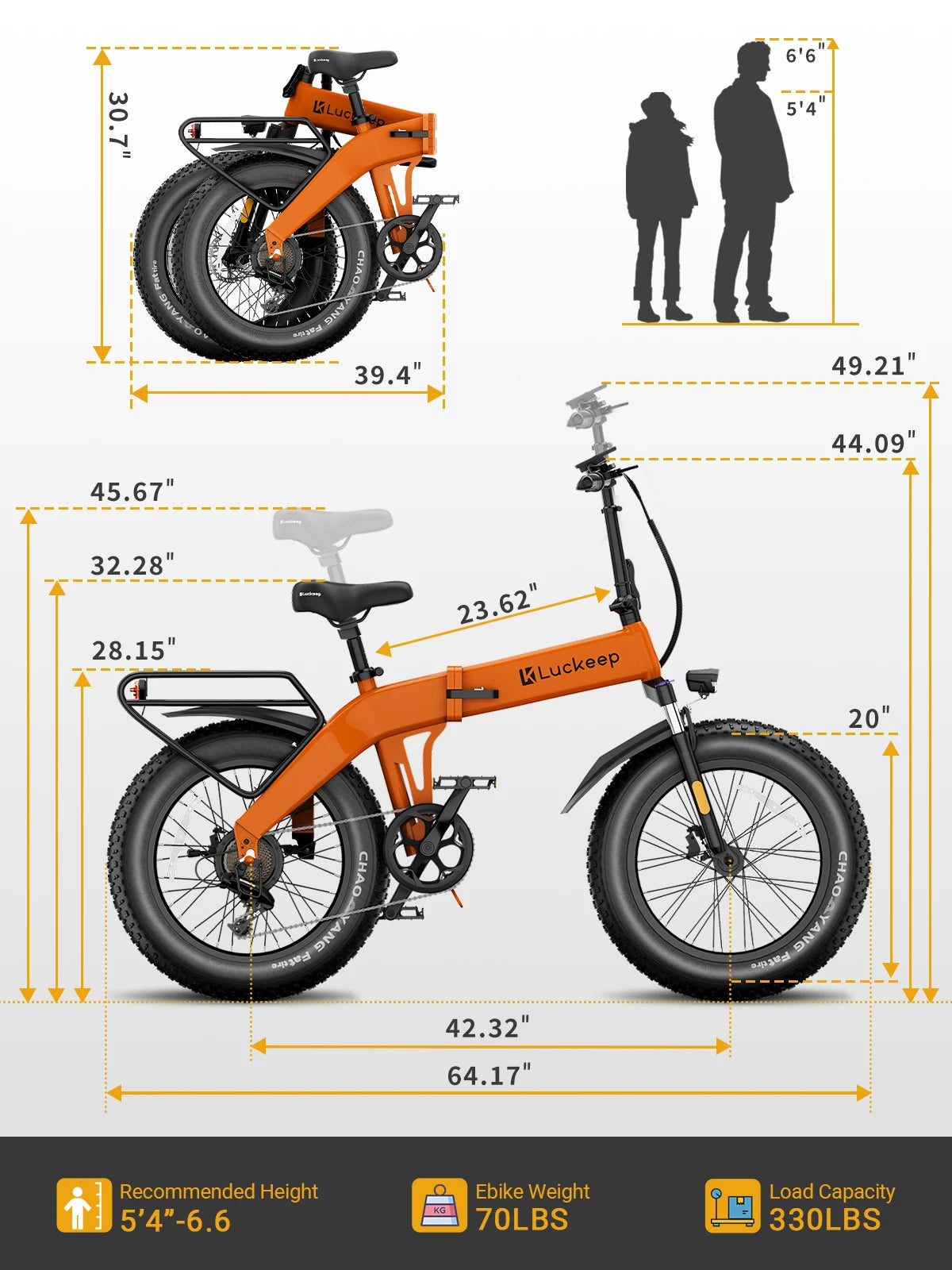 Luckeep X1 Lite Folding Electric Bike