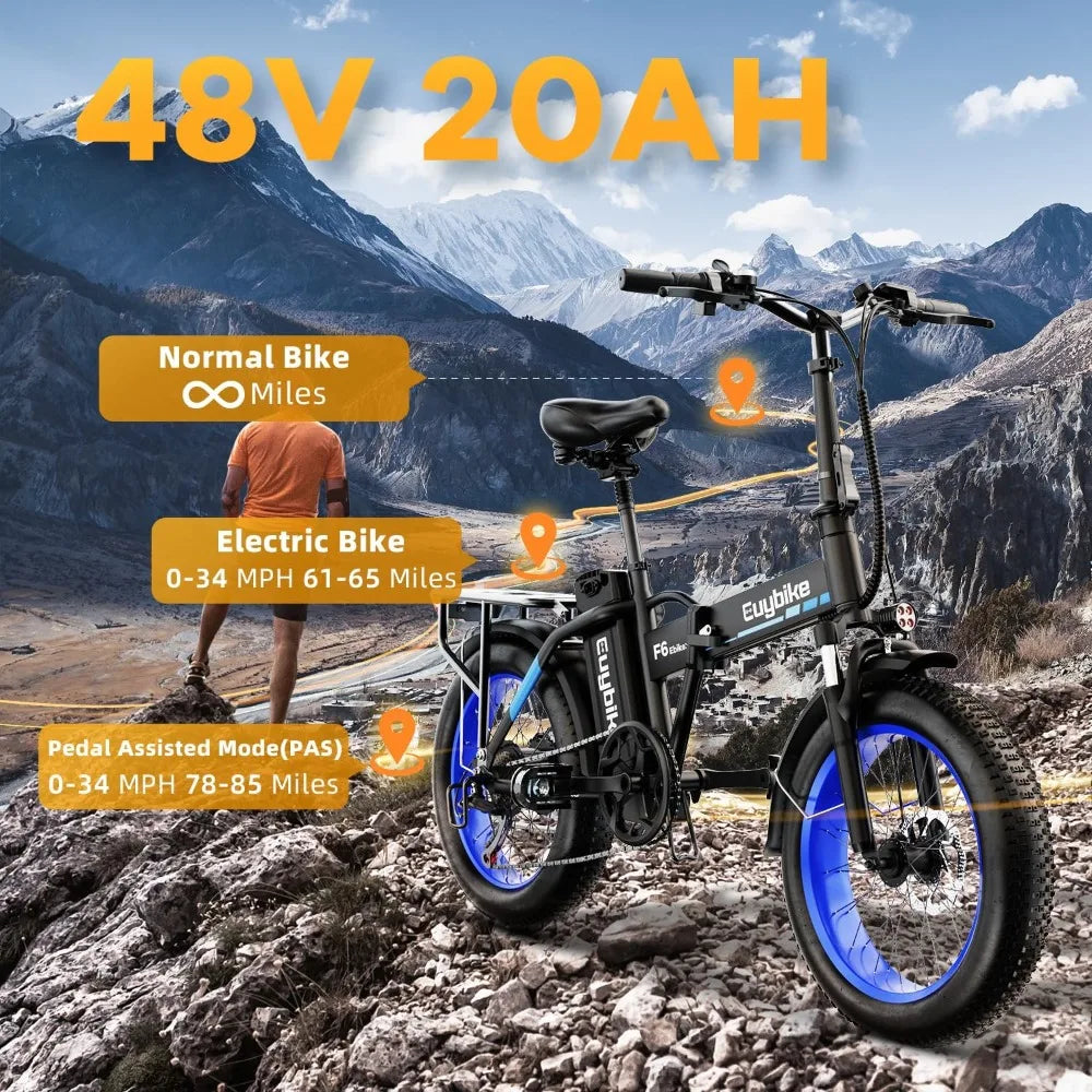 Euybike 1000W Folding Electric Bike
