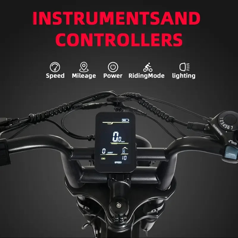 Electric Mountain Bike - Up To 44Miles 19MPH