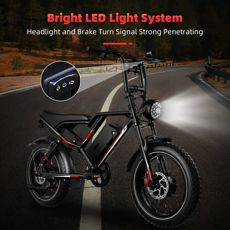 Electric Mountain Bike - Up To 44Miles 19MPH
