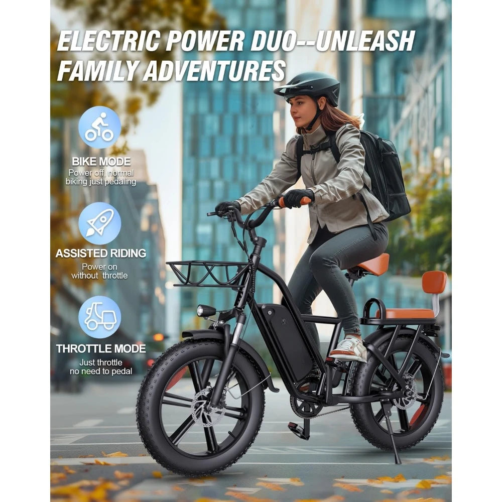 2 Seater Electric Bike