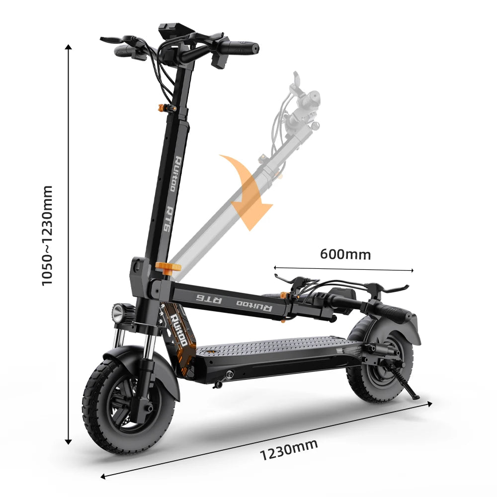 RuiToo RT6 1000W Powerful Electric Scooter