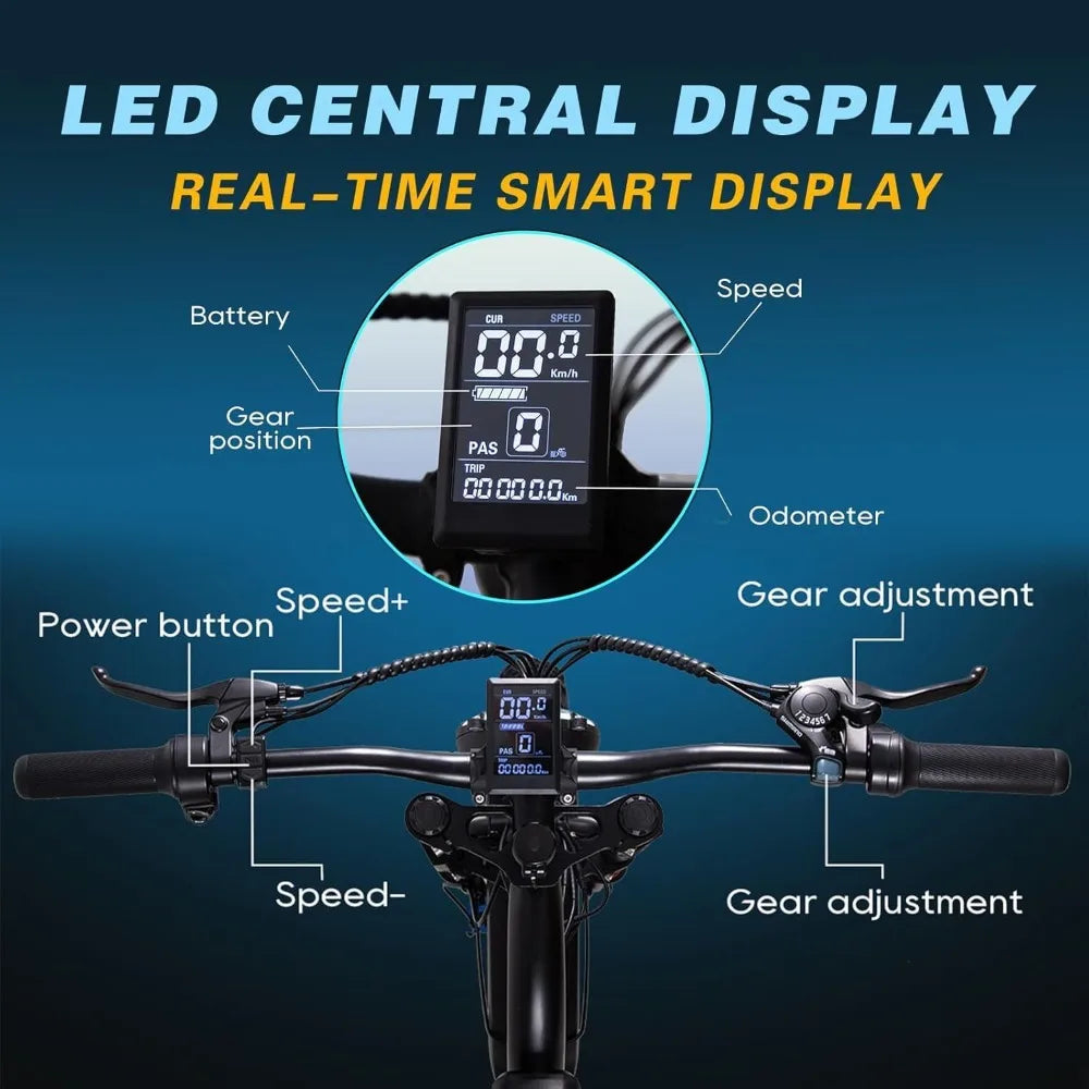 Drift Slide 1500W Peak Power Electric Bike