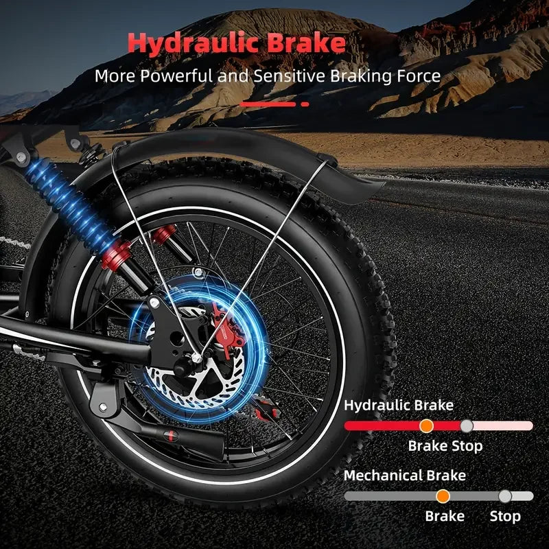 Electric Mountain Bike - Up To 44Miles 19MPH